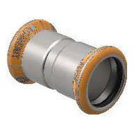 Geberit Pressfitting Mapress Therm Muffe Edelstahl d22 mm CIIR Dichtring Pressindikator 44004