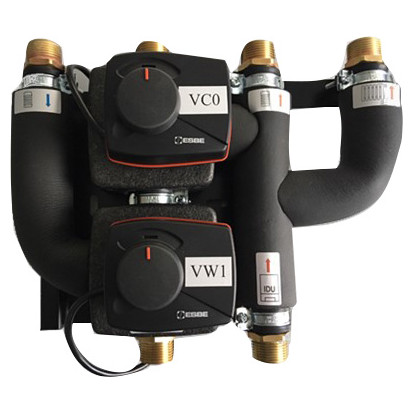 Buderus Hydraulik-Box VC0-VW1 isolierte Anschlüsse 2 Umschaltventile 7738333058
