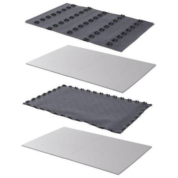 Uponor Fussbodenheizung Nubos Noppen-Verteiler-Tür Set EPS 11 14-16mm 1447x900x29mm 1016702