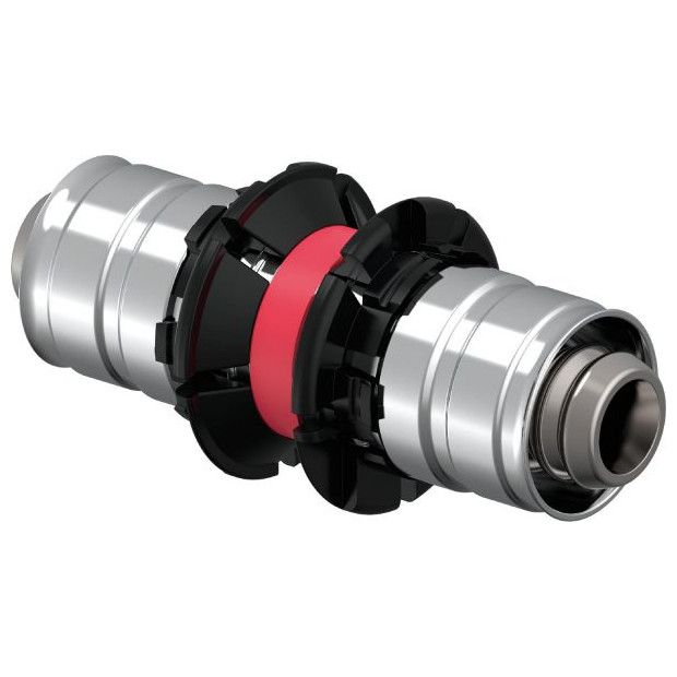 Uponor Presskupplung MLCP RED 14x1,6-14x1,6 sauerstoffdiffusionsdicht verzinntes Messing 1048272