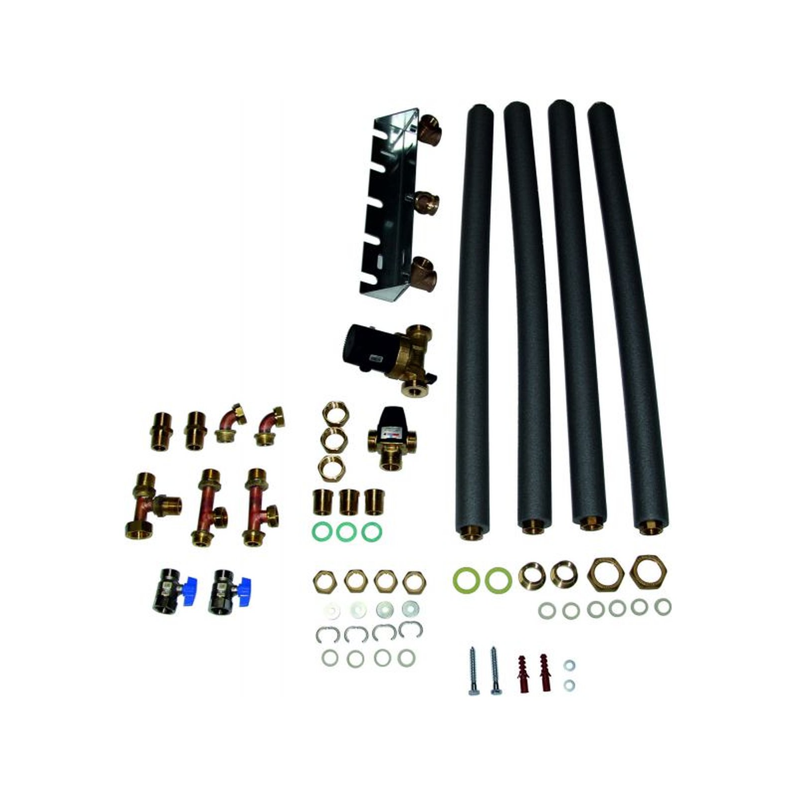 Wolf Anschluss-Set CSZ-2 Warm-Kaltwasser Zirkulationspumpe thermostatischer Wassermischer 7701136