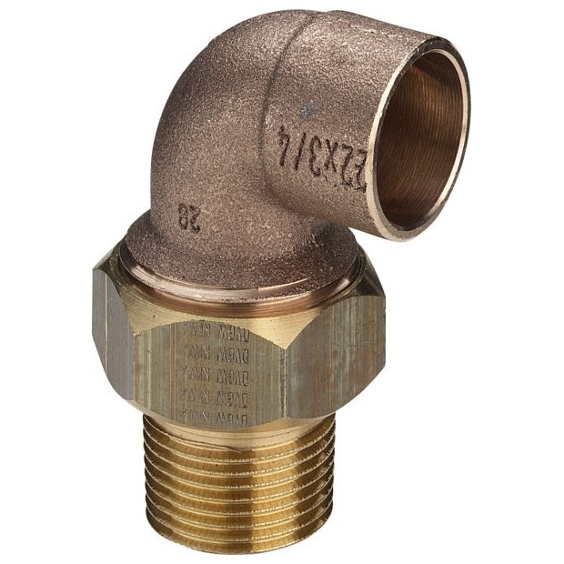 Viega Rotguss-Winkelverschraubung 94098 G 18x1-2 AG 90Grad Lötanschluss Mehrkant 110017
