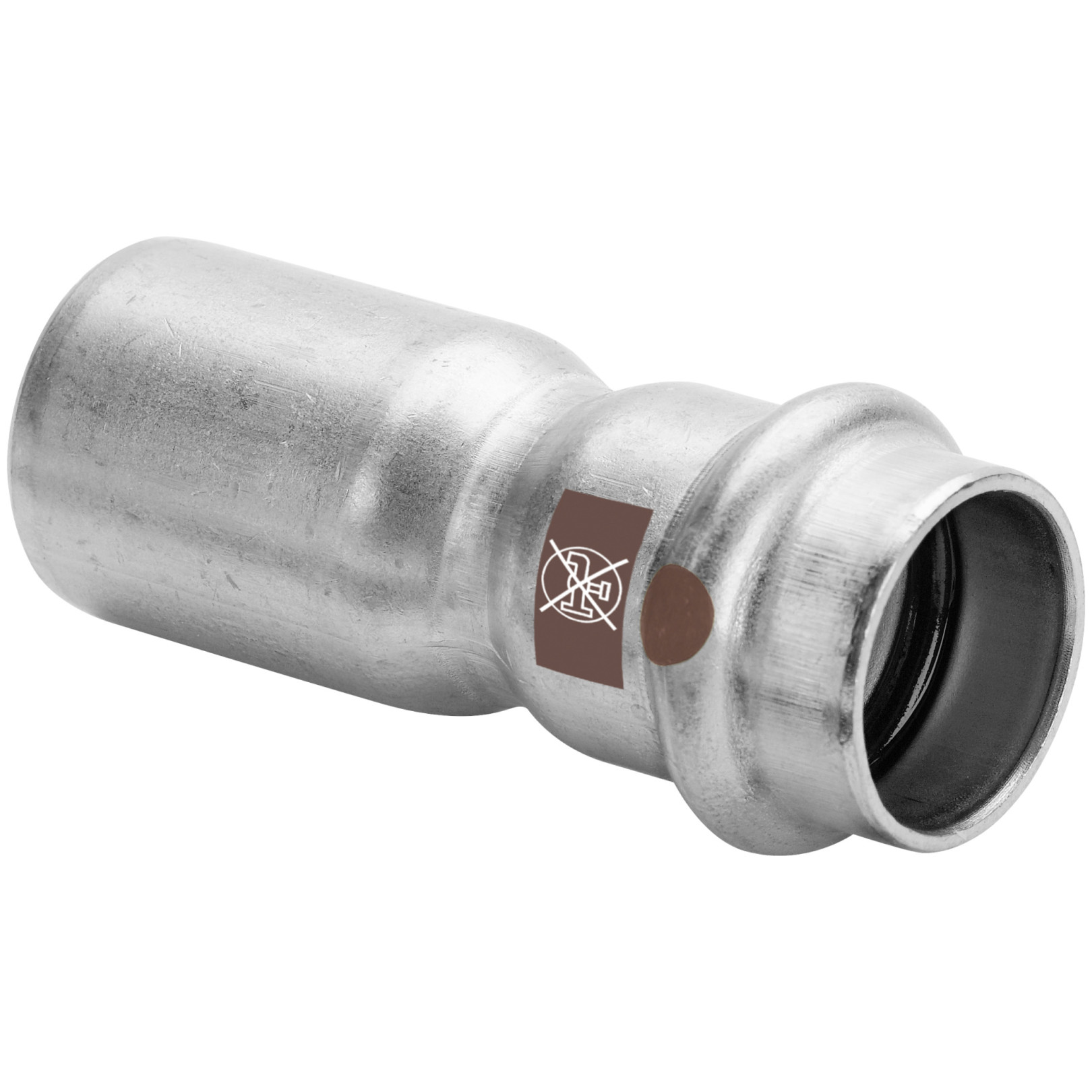 Viega ReduzierStück Temponox 809355 22 x 15 mm Stahl nichtrostend SC-Contur EPDM-Dichtelement