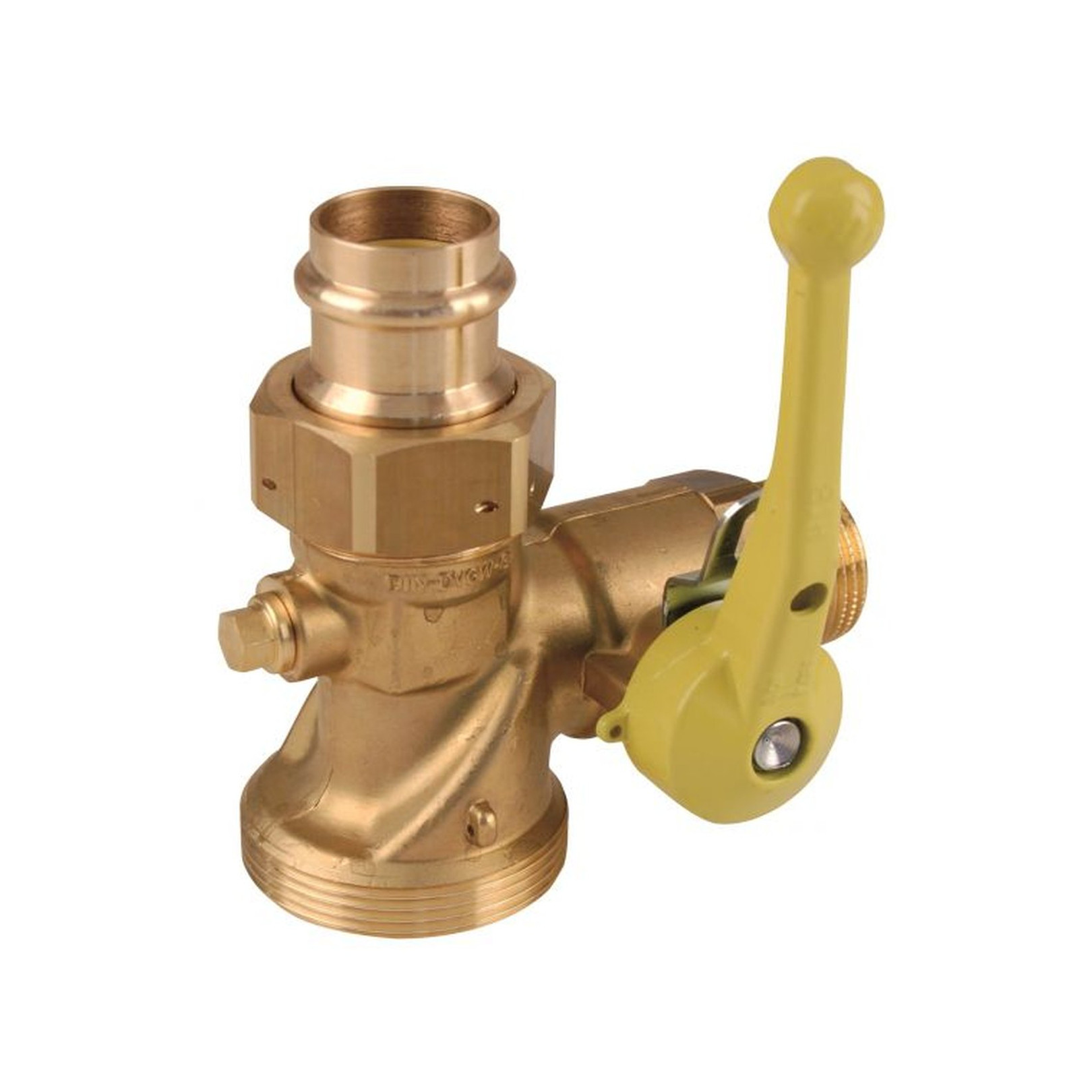 Aalberts Gas-Kugelhahn SEPPELFRICKE 5220.35 DN25 Pruefschraube 0200052