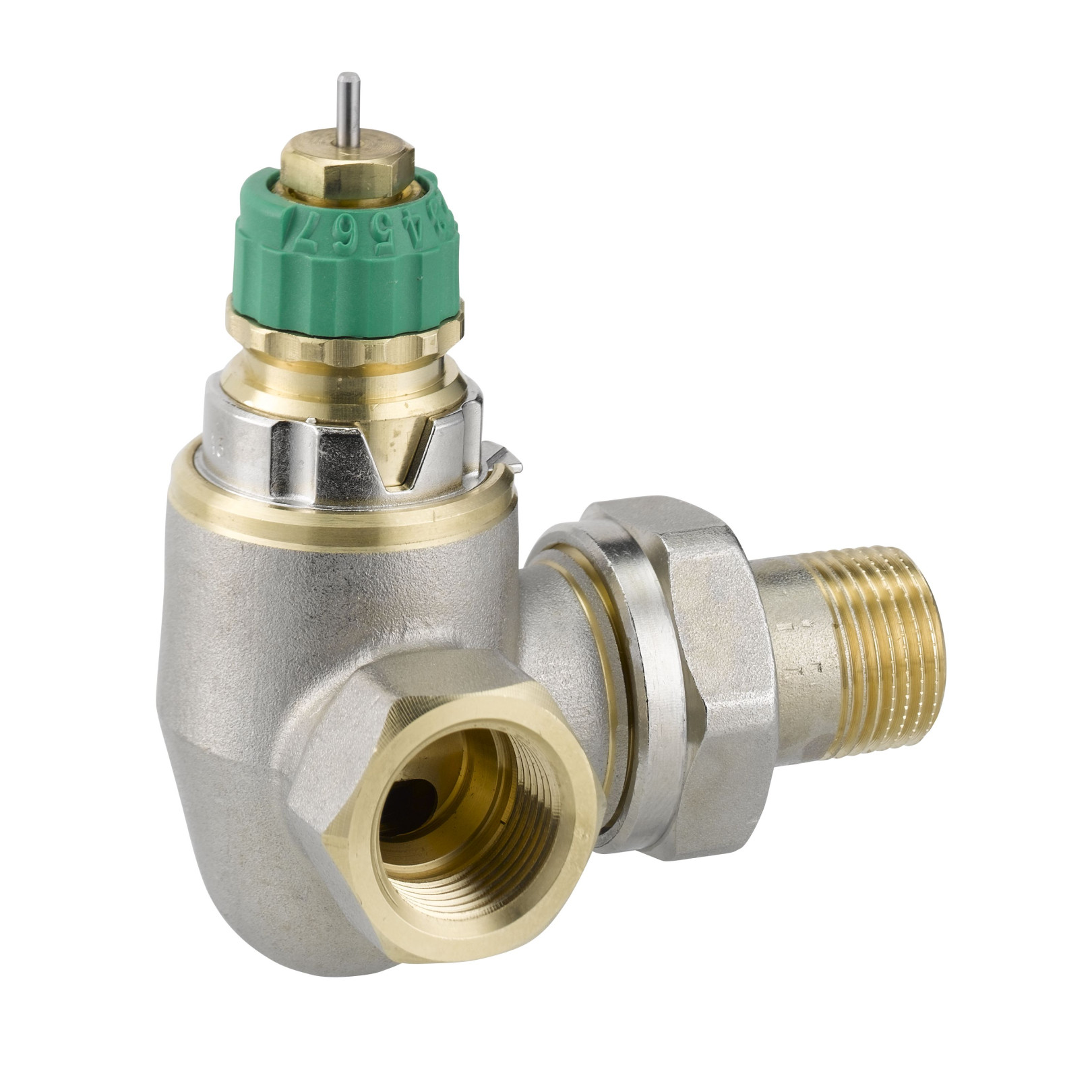 Danfoss Thermostatventil Dynamic Valve RA-DV 10 Winkeleck links druckunabhängig R 3/8 voreinstellbar 013G7718