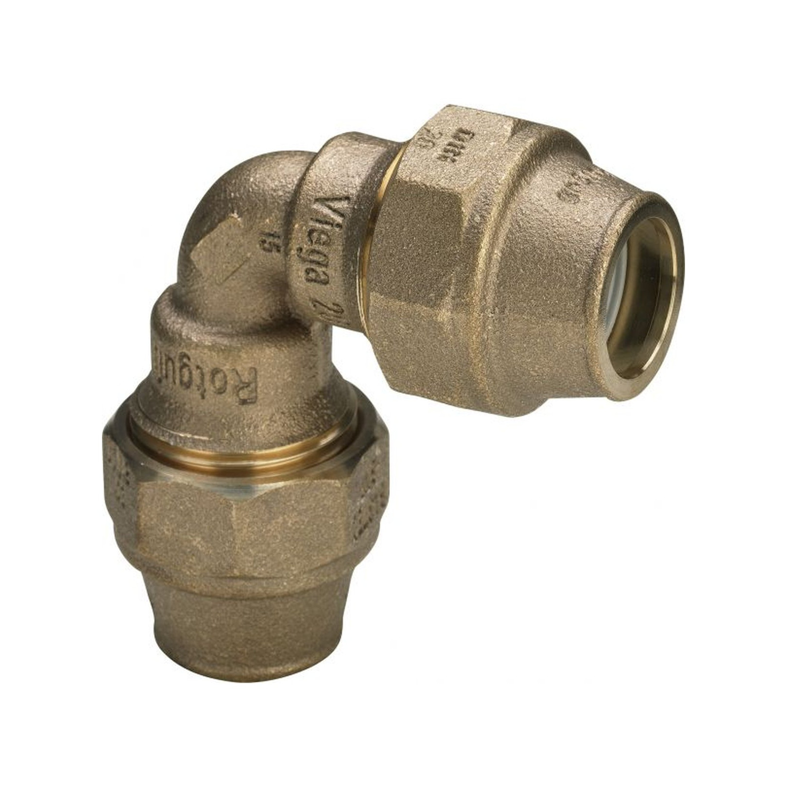Viega Maxiplex Bogen 9027 90 Grad Rotguss 25 mm 362201