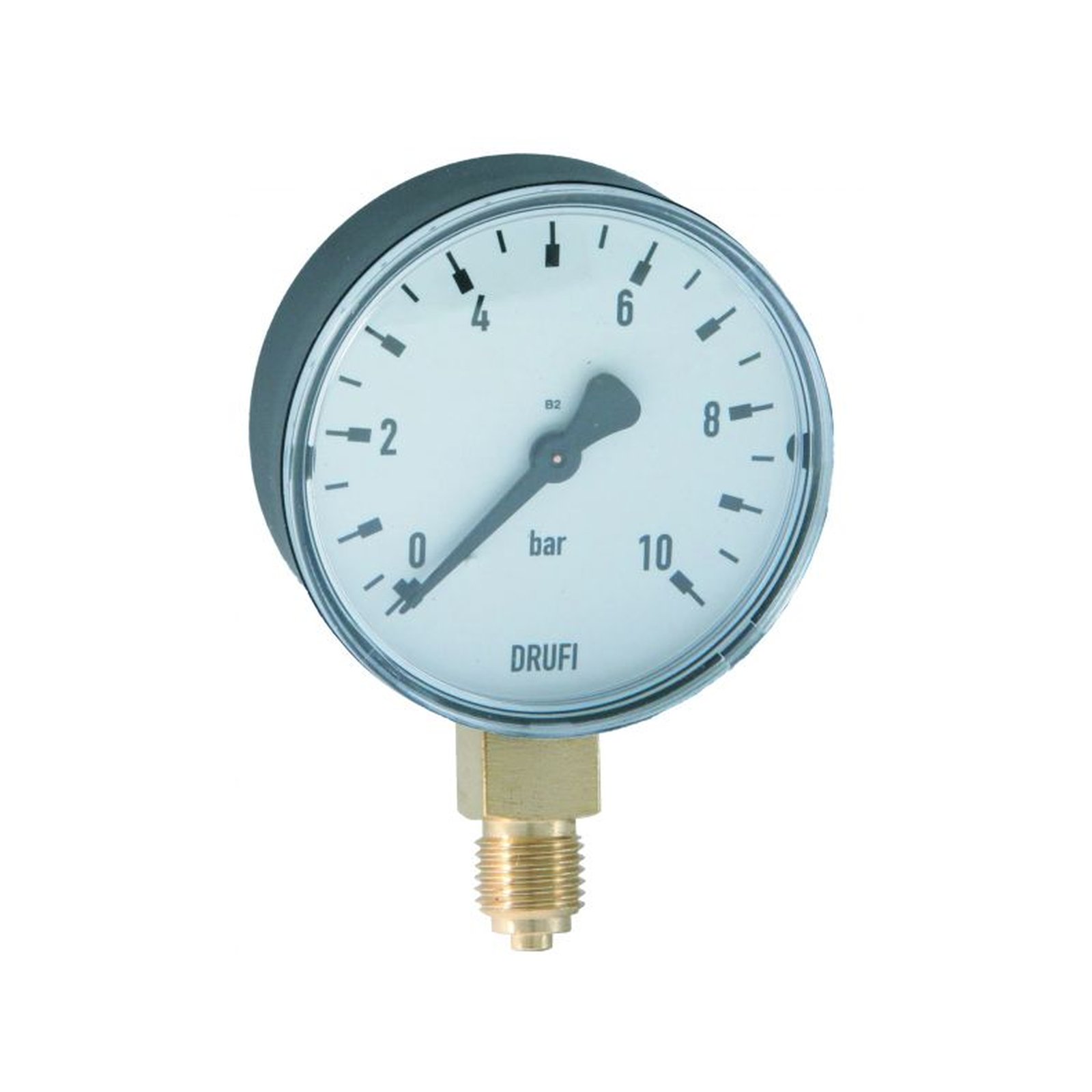 SASSERATH Manometer HWS-Flansch 2000 Plus G1/4 0-10bar senkrechter Anschluss 2000.00.906