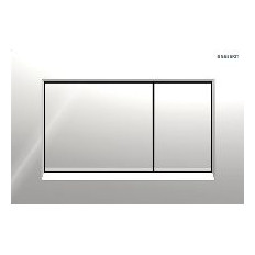 Geberit Betätigungsplatte Sigma30 2-Mengen-Spülung glanzchrom mattchrom Kunststoff 115883KH1