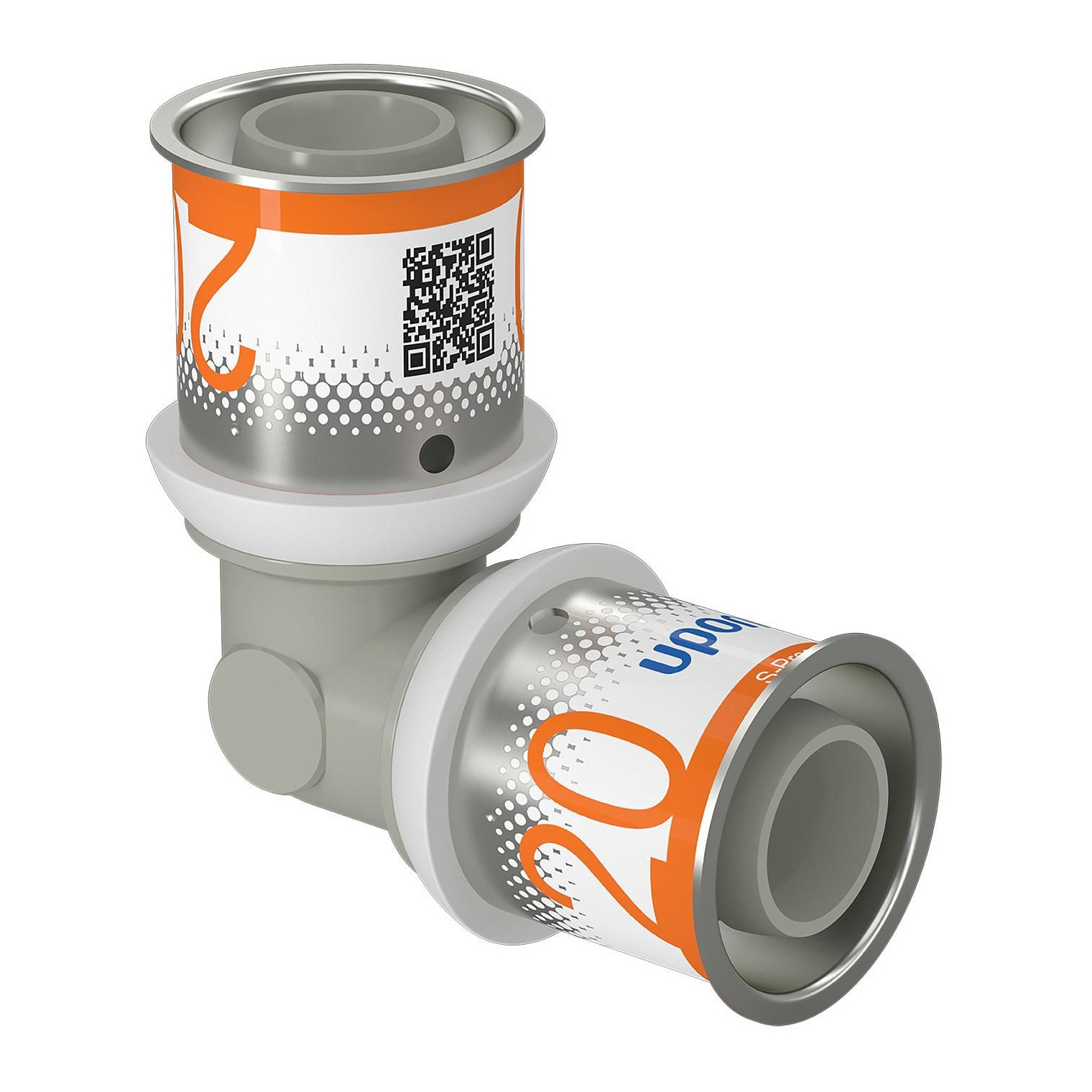 Uponor S-Press PLUS Winkel 90 Grad PPSU Pressmuffe 20 mm 1039930