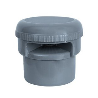 Airfit Rohrbelüfter DN 110 PP grau Abflussrohr Gummimanschette senkrechte Montage 57110RB