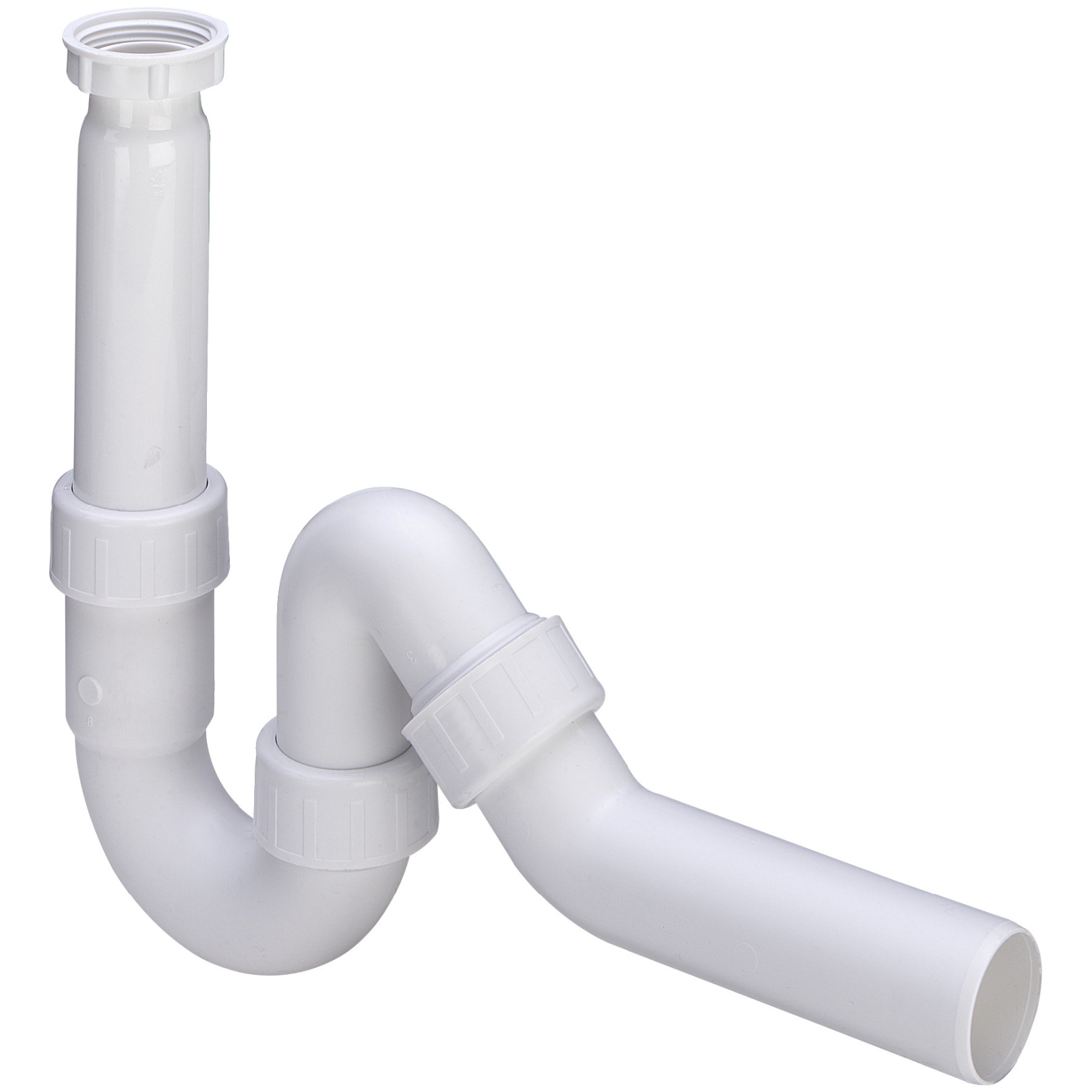 Viega Geruchverschluss 7985.20 104634 1-1-2-Zoll 40mm Kunststoff 45Grad Ablaufbogen DIN EN 274