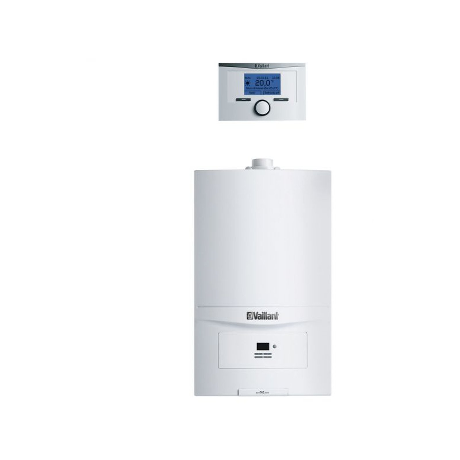 Vaillant Paket ecoTEC pure VC 146-7-2 Brennwert Gas-Wandheizgeraet VRT 350 0010029586