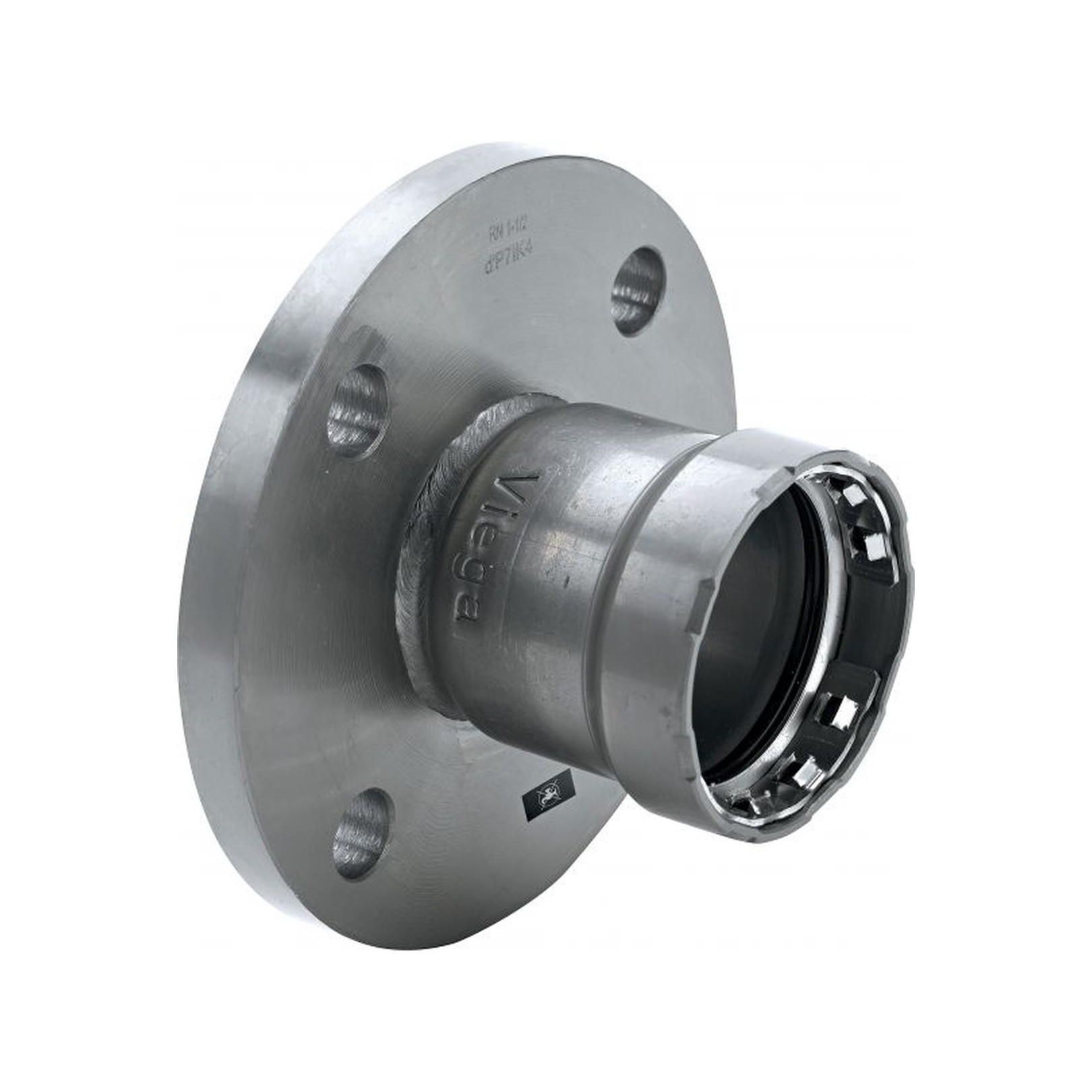 Viega Megapress 4259 Flanschuebergang 11/2 Zoll Pressanschluss Zink-Nickel 694883