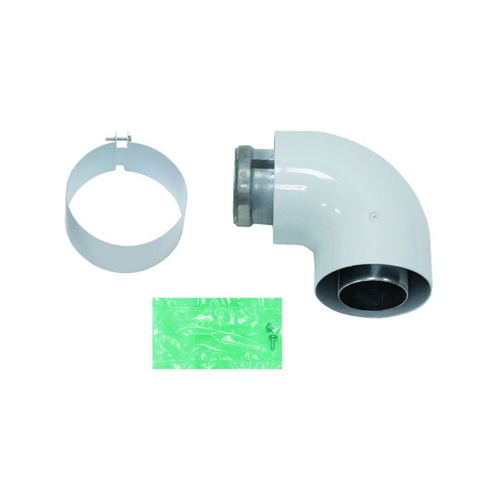 Vaillant Bogen 90 Grad konzentrisch 60/100 mm Aluminium Abgasführung turboTEC plus 303808