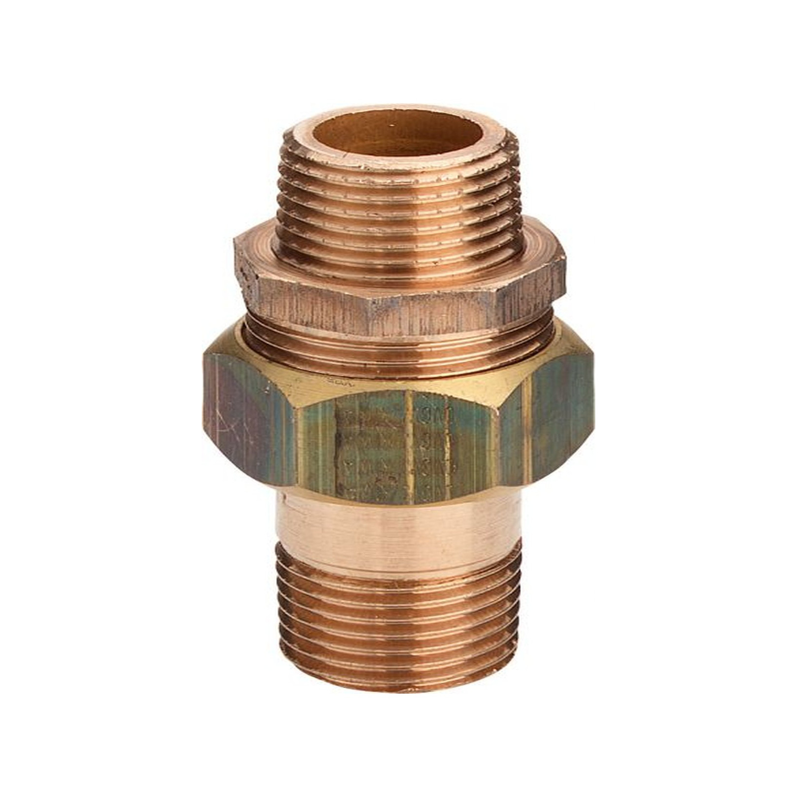 VIEGA Gewindefitting Rotguss Verschraubung 3334 DN20 3/4 Zoll AG flachdichtend DVGW 320201