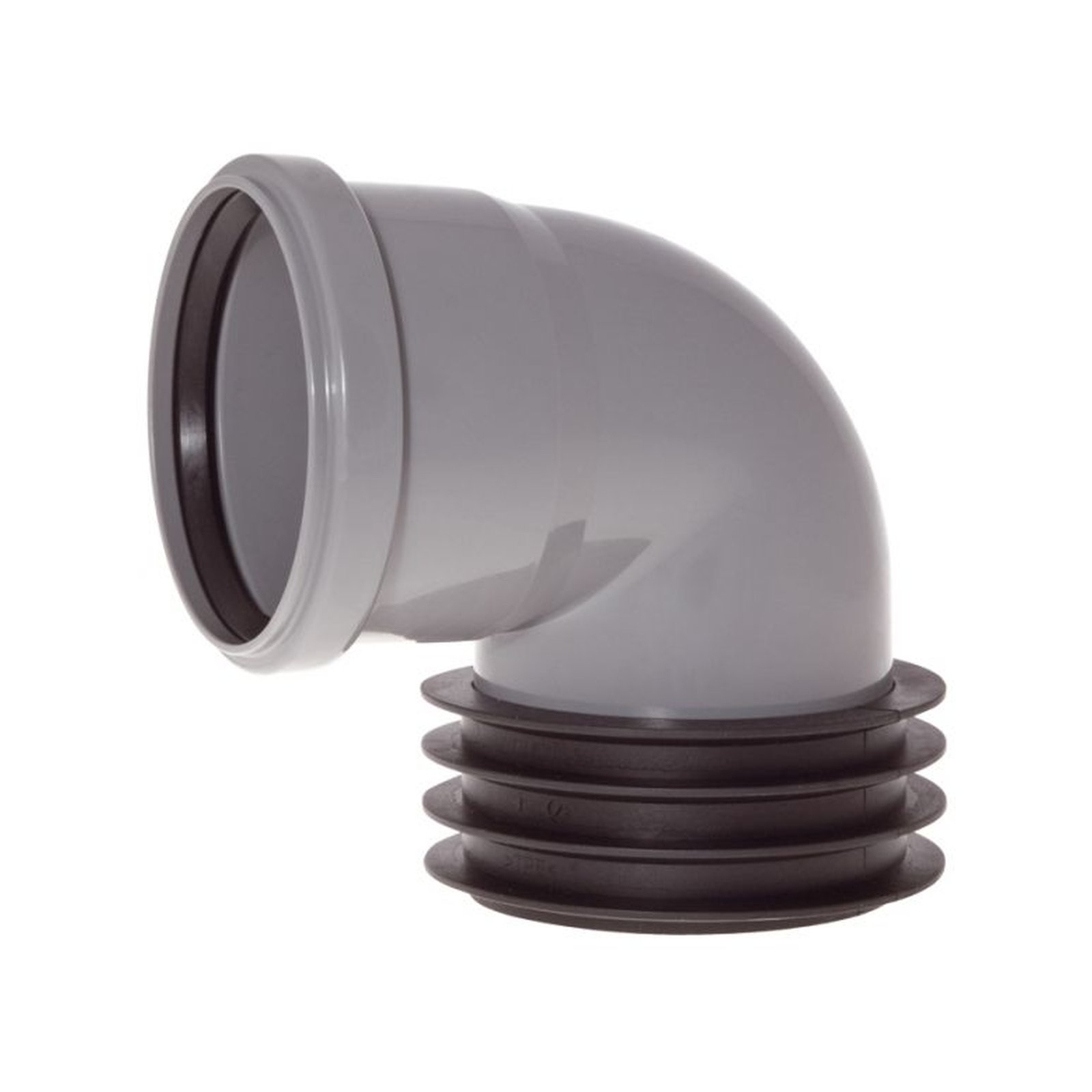 Airfit Winkelsteckmuffe DN 110 x 110 90 Grad EPDM-Dichtung geprüft 112110WS