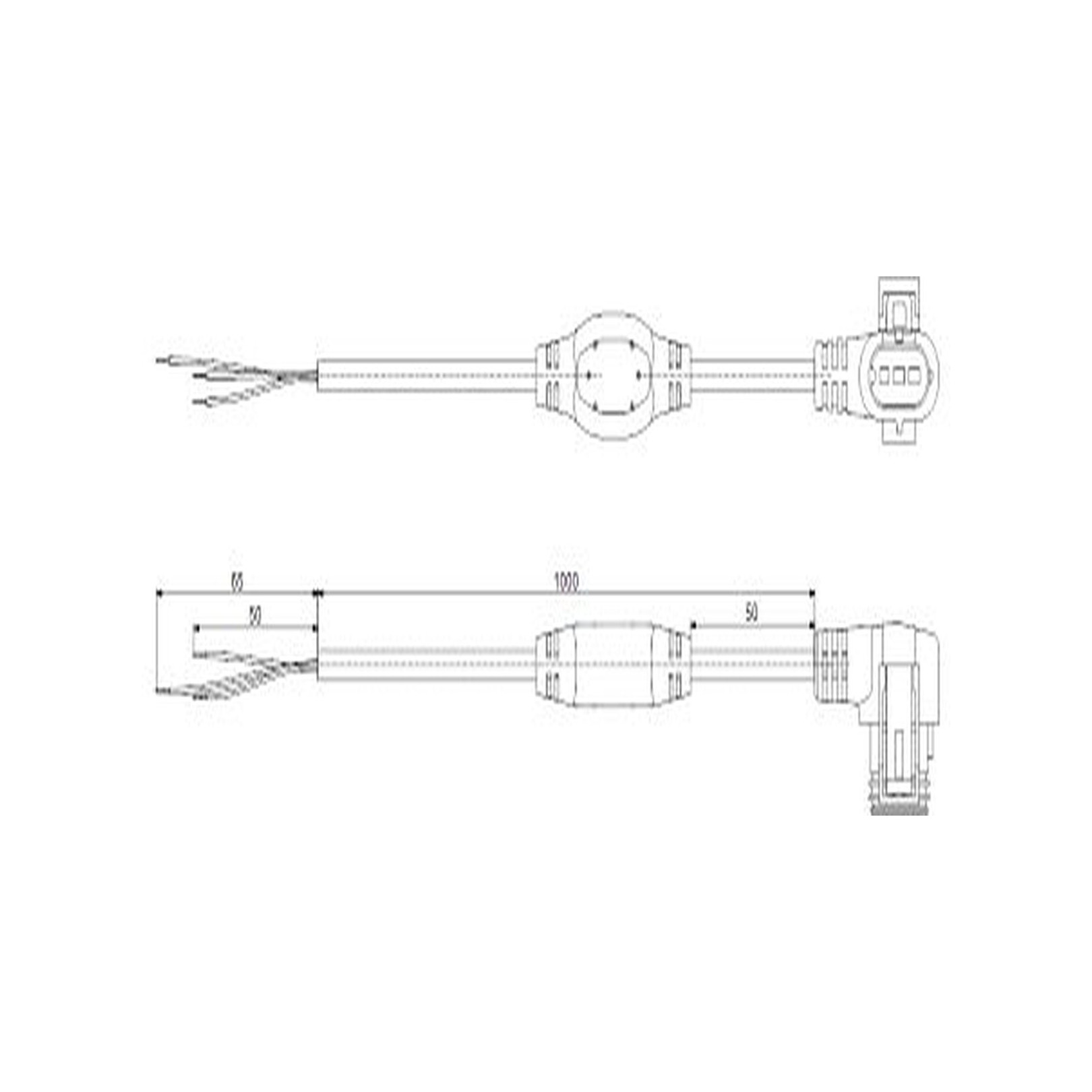 Grundfos Alpha Zubehör Winkelstecker 1m Kabel 97844632