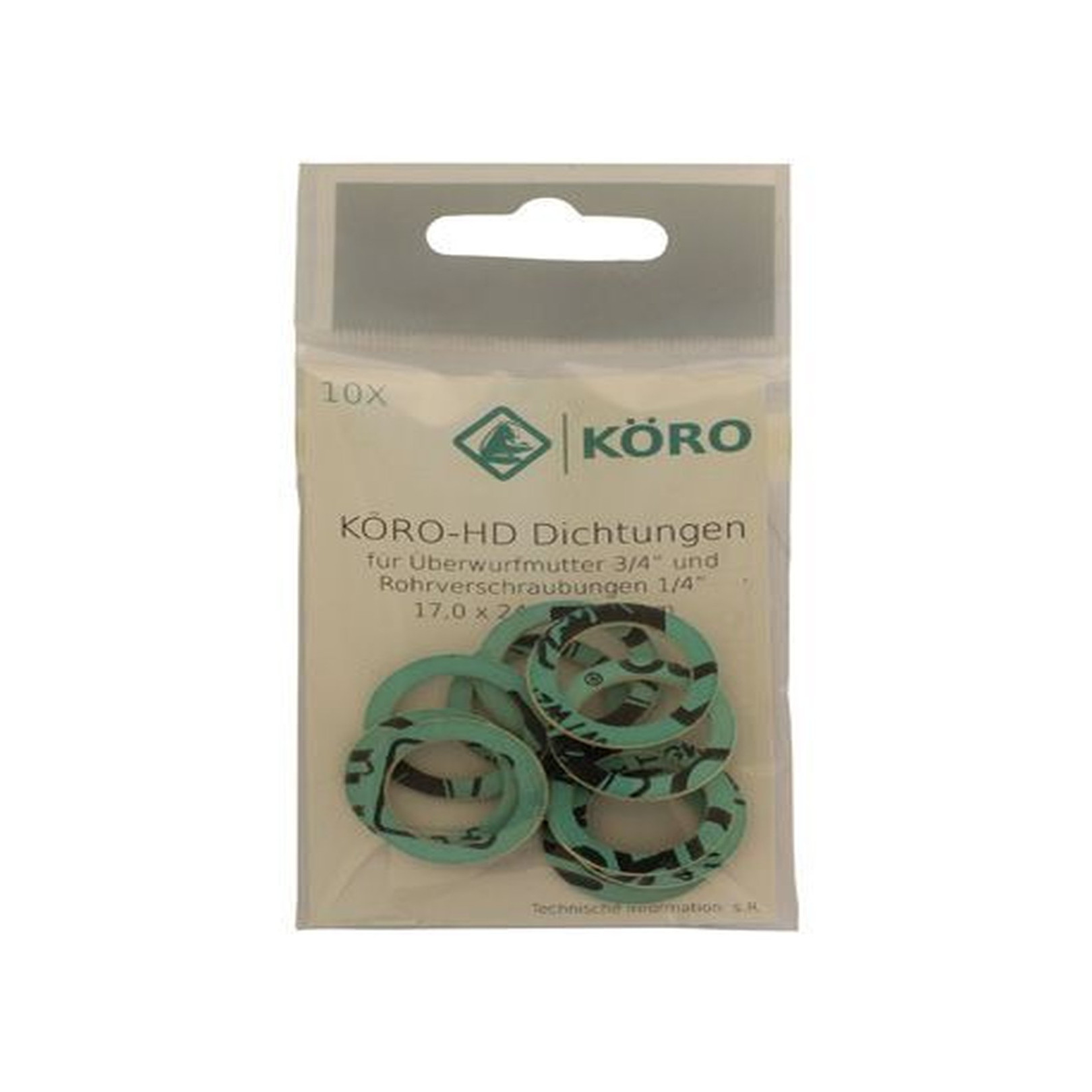 Köro HD-Ring 27x38x2 mm 3-4 Zoll ELL W270 DVGW WRAS 153957999