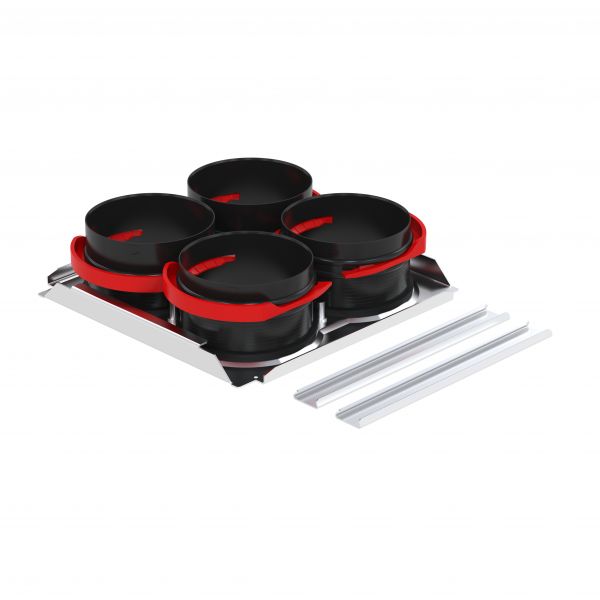 Zehnder Montageplatte ComfoWell CW 4x DN90P 220x230x40mm RapidLock 990323611