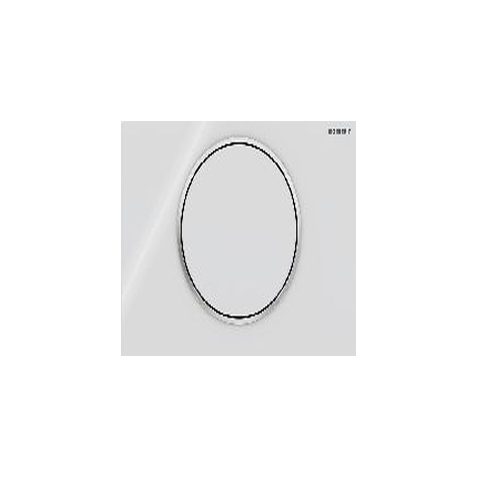 GEBERIT Betätigungsplatte Sigma 10 115758KJ5 weiß verchromt Spül-Stopp Kunststoff rund 246x164 mm