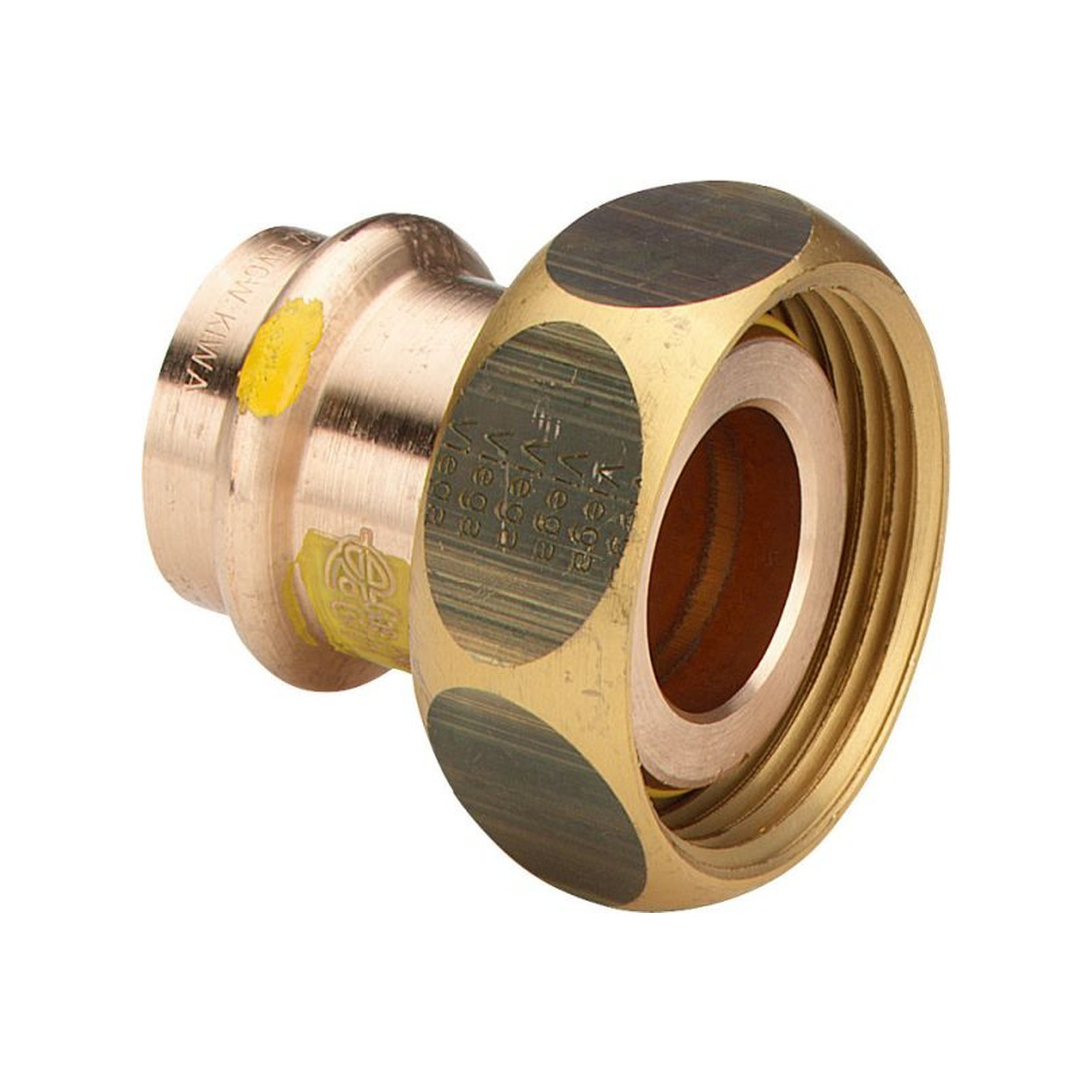 Viega Profipress G 2661 Verschraubung Gas 22x11-8 Rotguss konischdichtend 351120