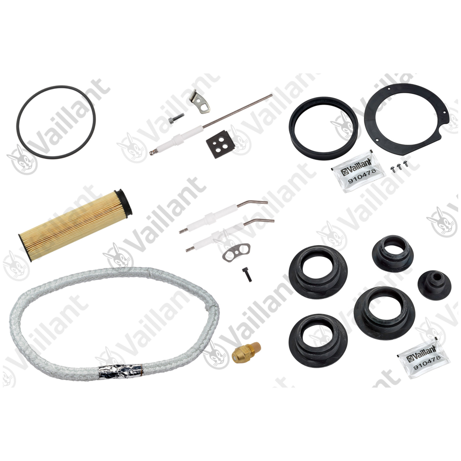 Vaillant Wartungsset VKO 156/3-7 Dichtungssatz Brennerdichtung Zündelektrode 0010027630