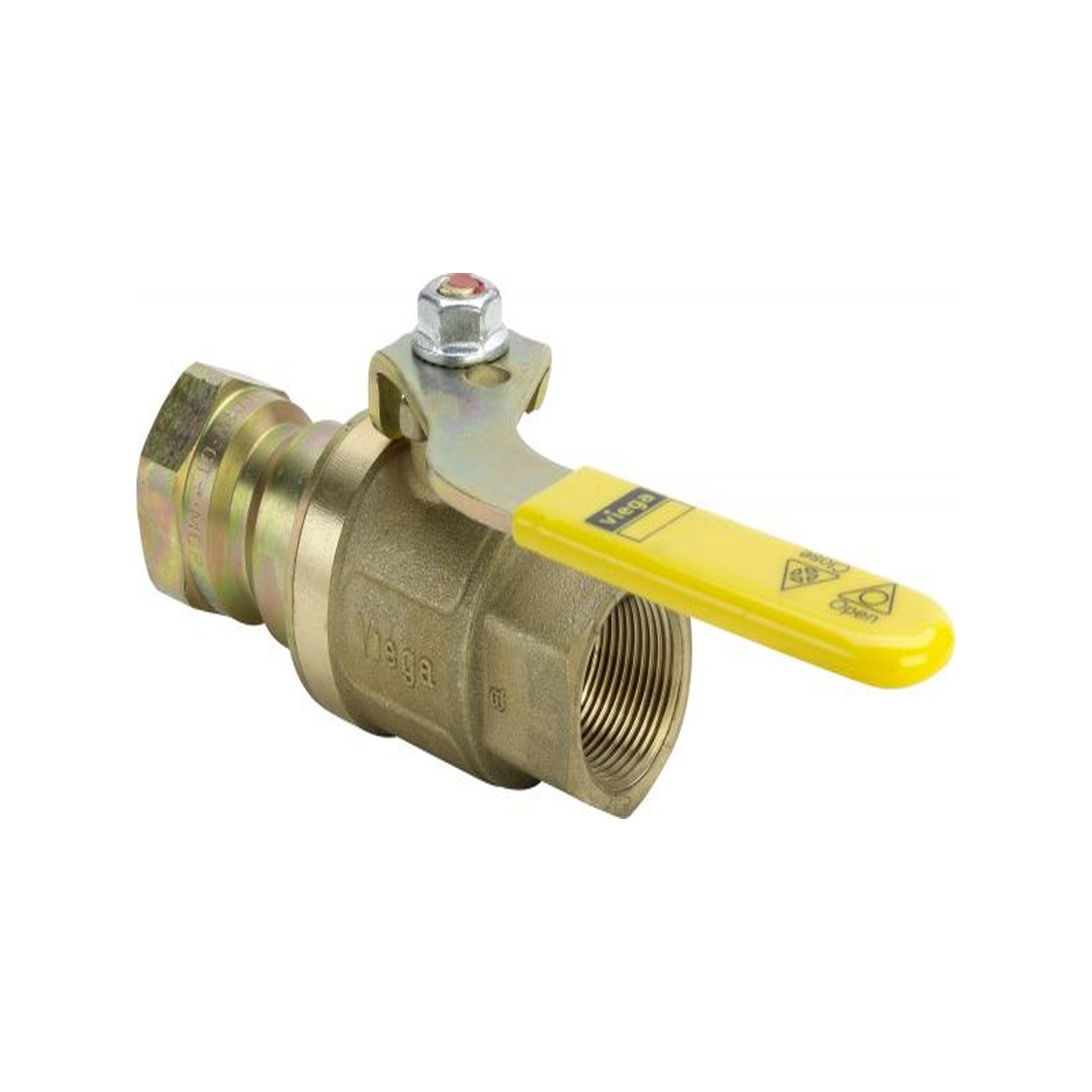 Viega Gaskugelhahn G2101T 1-1-2-Zoll IG schwer abschliessbar plombierbar 527723