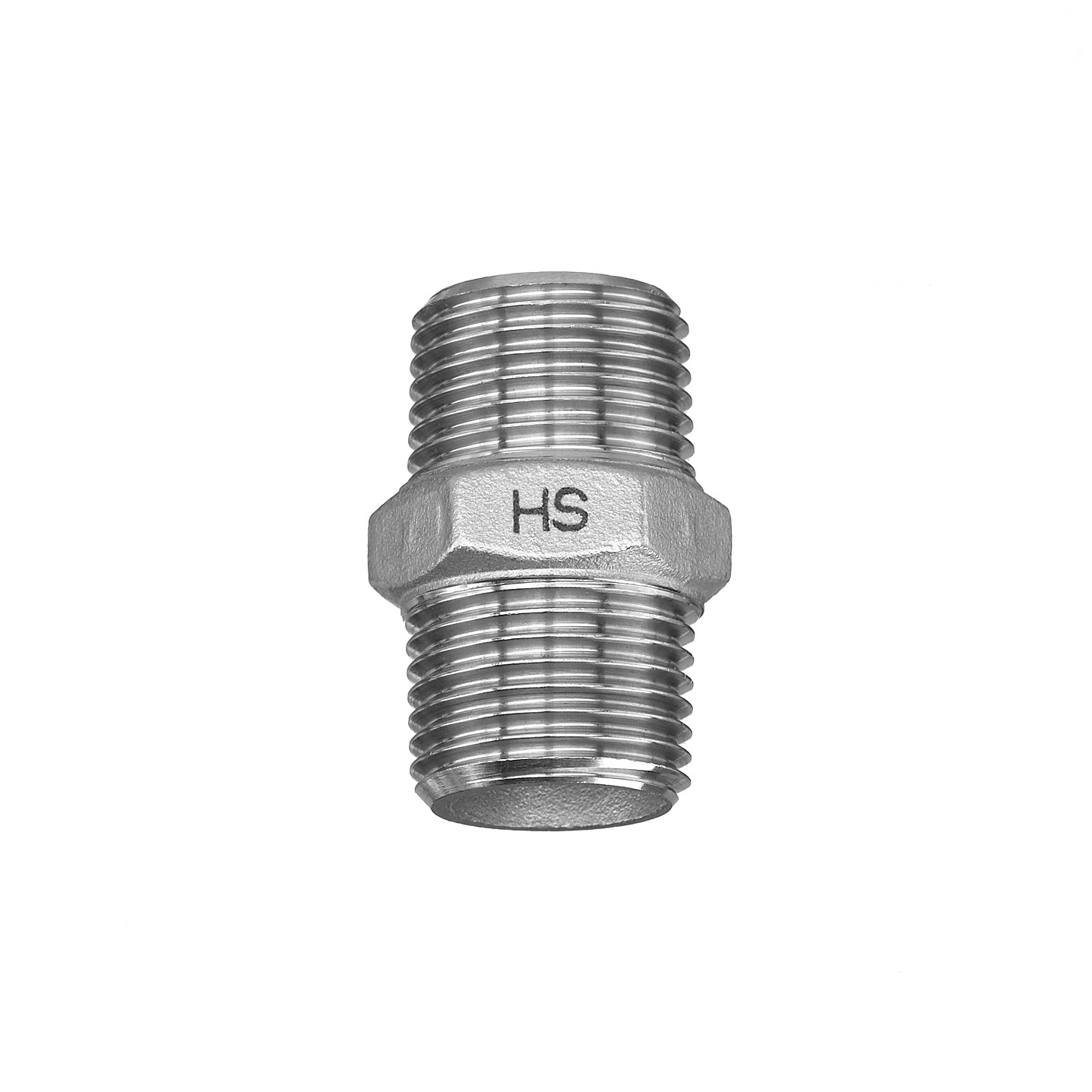 Schmidt Hermann Edelstahl Doppelnippel 3-4 Zoll V4A Gewindefitting 28280004