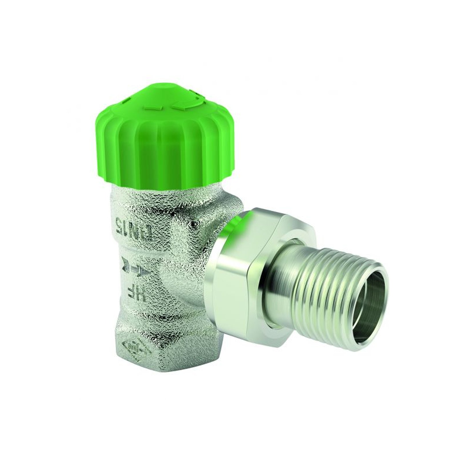 Heimeier Thermostat-Ventilunterteil Eclipse 300 DN15 Eckform Durchflussregler Rotguss 3951-02.000