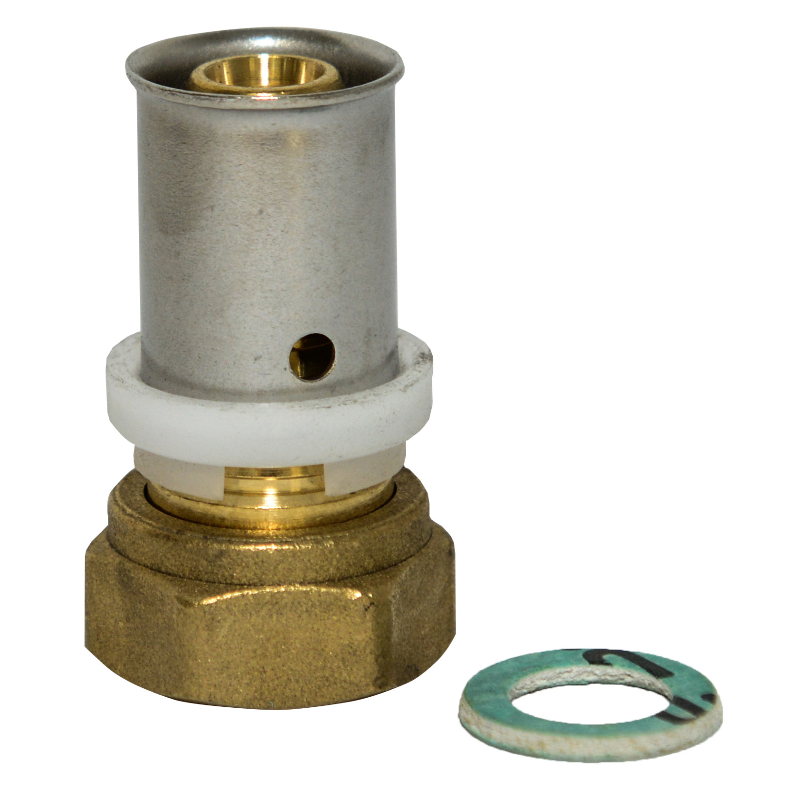 16-3/4" IG Übergangspressverschraubung Premium flachdichtend 17010353