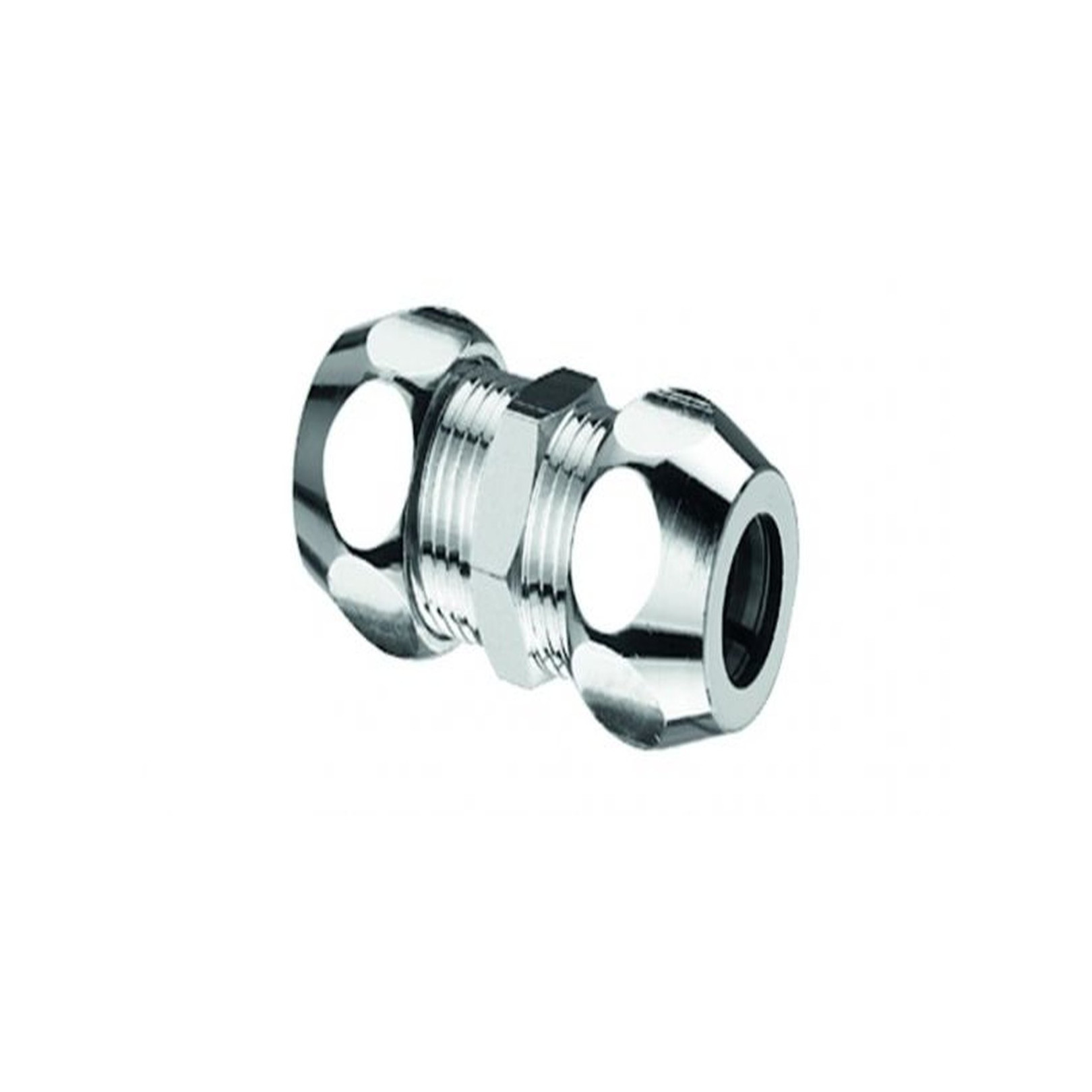 Schell Doppel-Verschraubung Gerade 3/8 ZollAGx3/8 ZollAG d 10 mm Messing chrom ACS zertifiziert 064370699