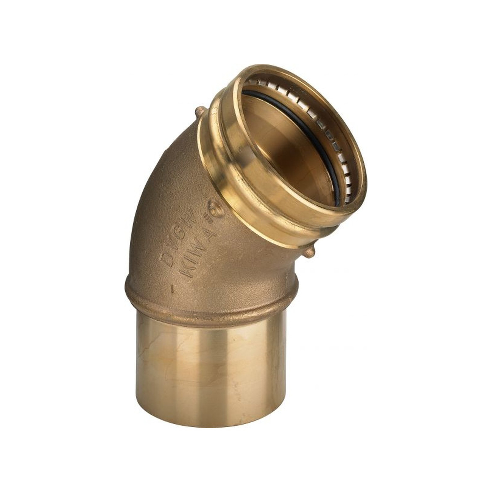 Viega Sanpress XL Bogen 45 Grad 2226.1 Pressanschluss Rotguss 88,9mm 353698