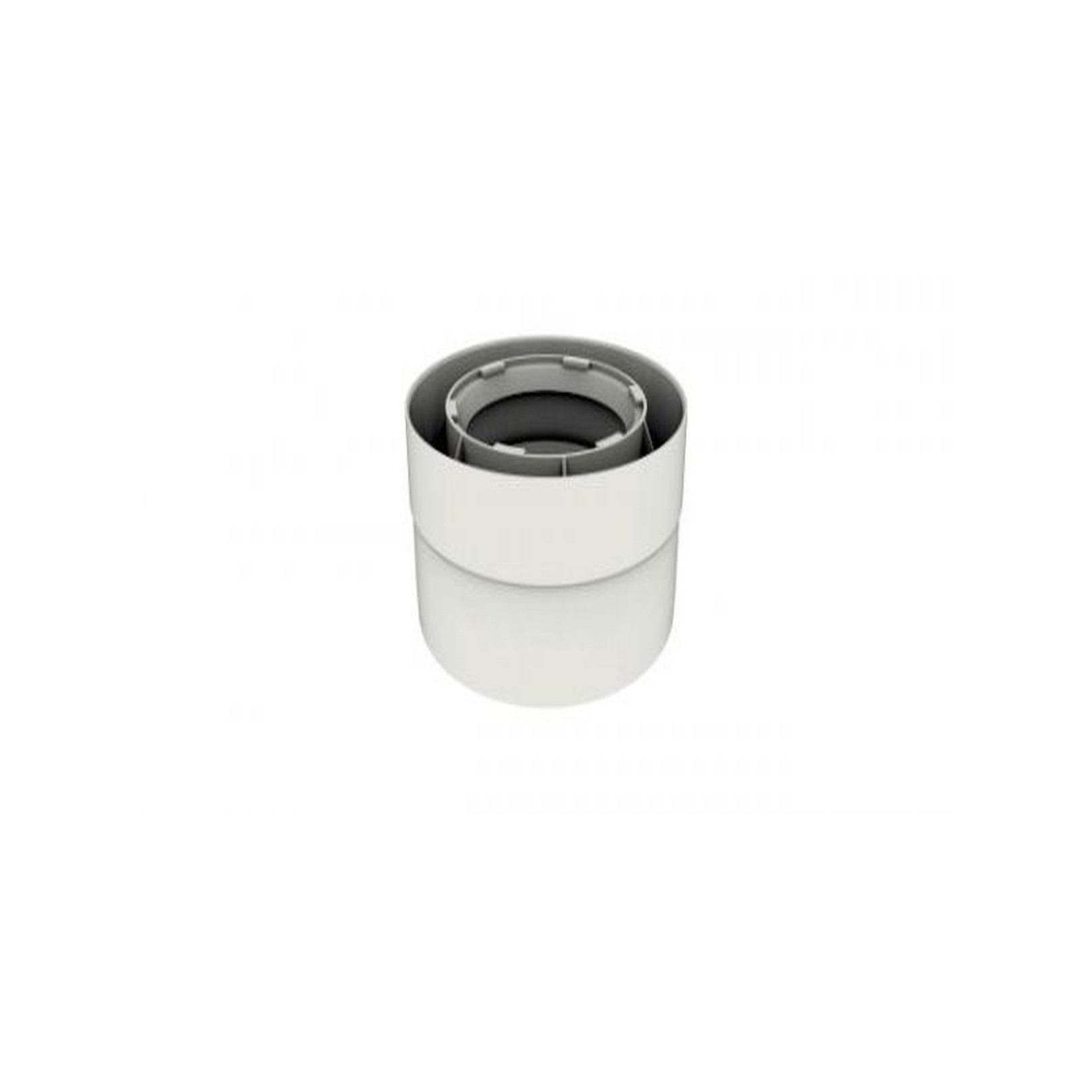 Wolf Abgasadapter Anschlussadapter CGB-35/50 CGB-2-38/55 Höhenausgleich 40 mm 1731795