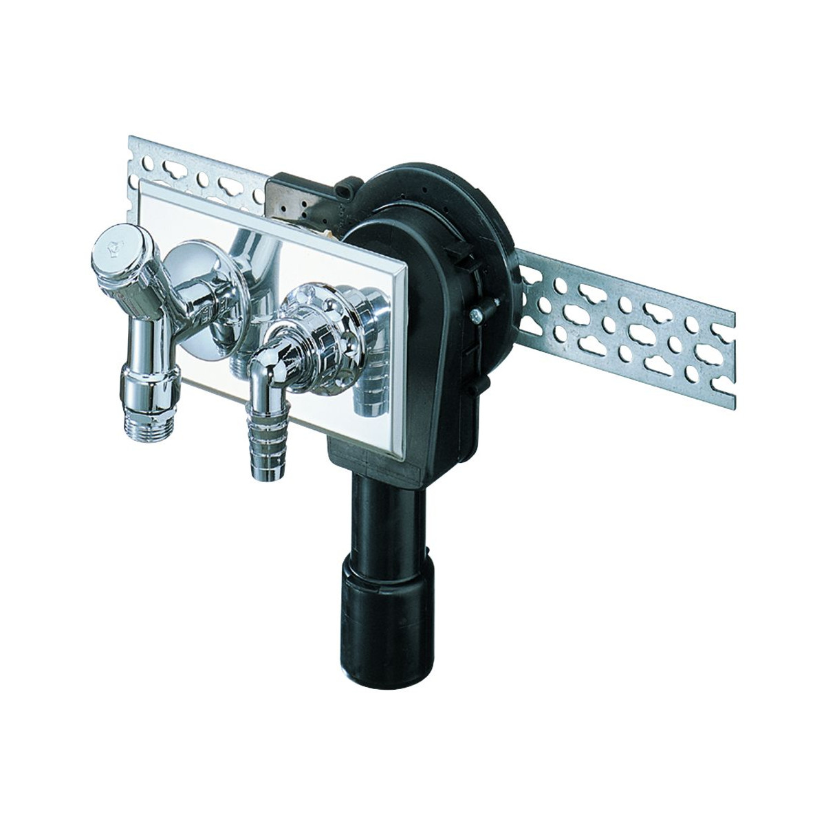 Dallmer Unterputz-Siphon 406 DN 40/50 waagerechter Einbau strömungsgünstiges Gehäuse Polyethylen 130600