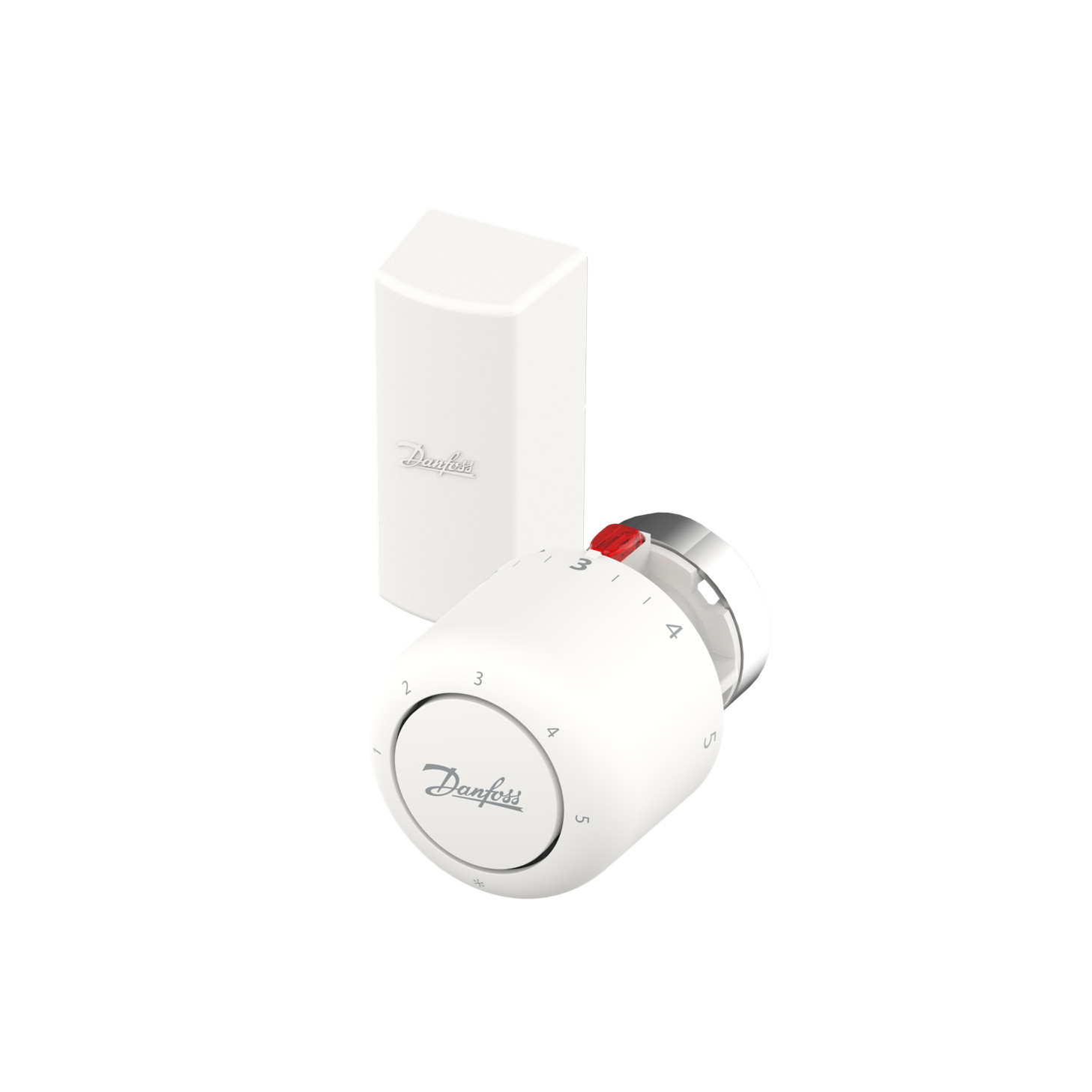 Danfoss Thermostatkopf Aero RA/V 34 mm Fernfühler 2 m Temperaturbereich 7-26°C Frostschutz 015G4562