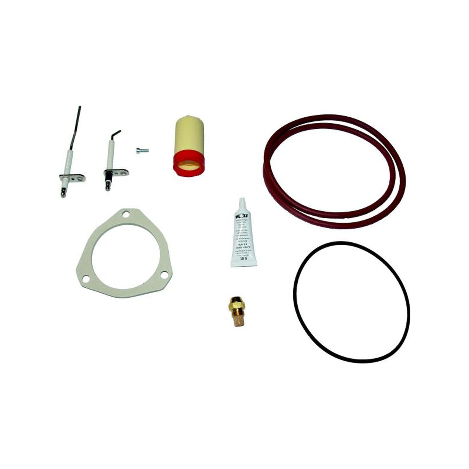 Wolf Wartungsset COB-2-20 Ölbrennwertkessel Zündelektrode Öldüse O-Ringe Silikonfett 8908624
