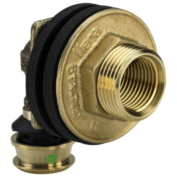 Viega Wanddurchführung Raxofix 5332.11 16x1-2x3-4x18mm SC-Contur Verdrehsicherung Siliziumbronze 647759