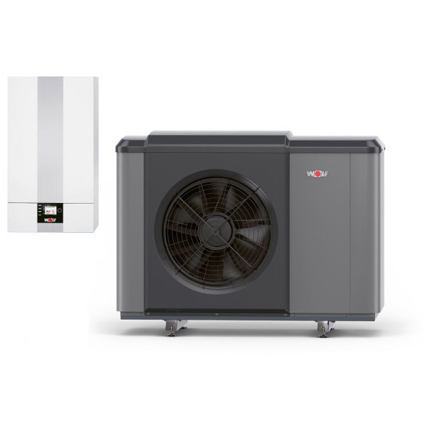 Wolf Wärmepumpe CHA-Monoblock 10 400V E-Heizelement R290 modulierend 9.8kW 9146863