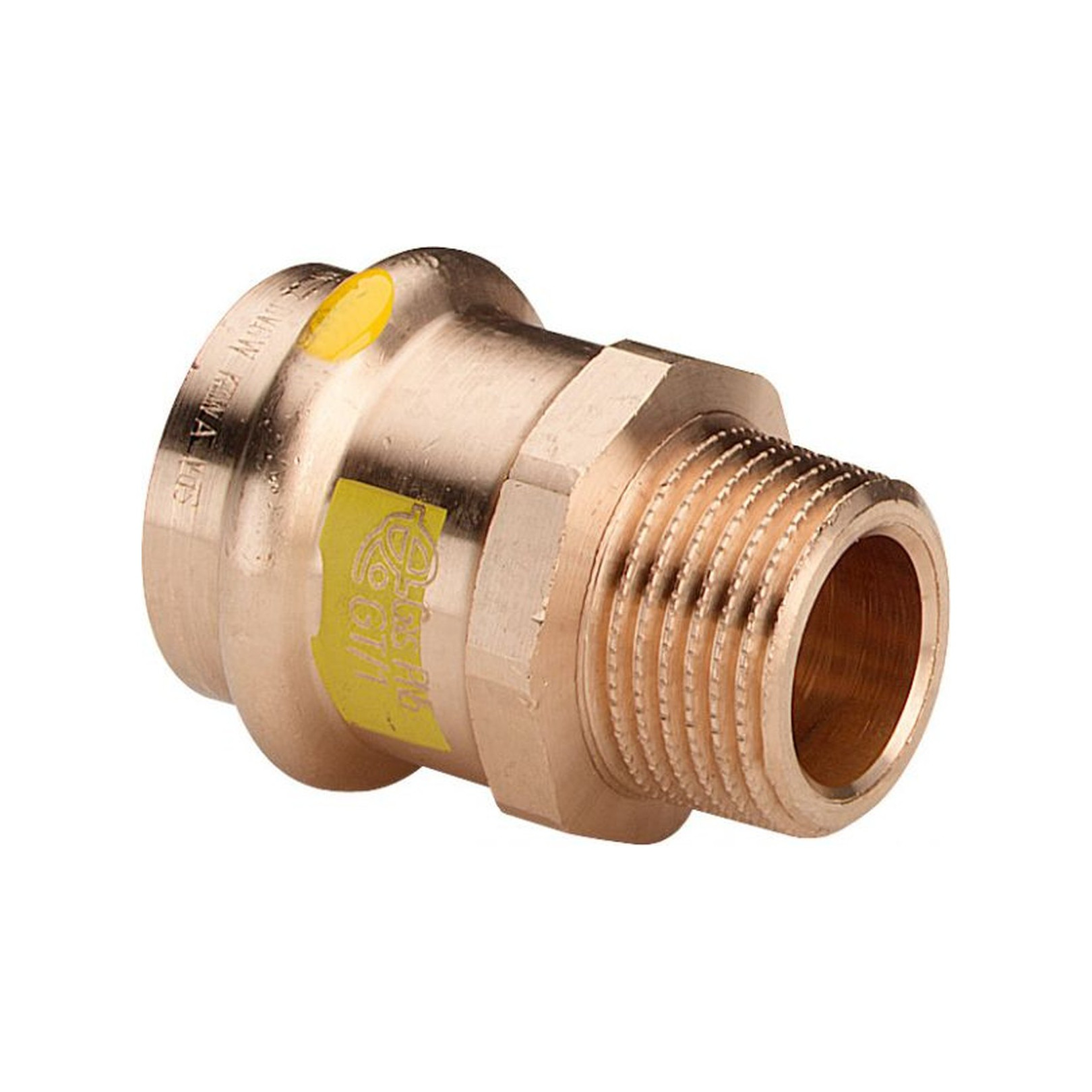 Viega Profipress G Übergangsstück 28 mm R 1 Rotguss SC-Contur Mehrkant Dichtelement HNBR 346287