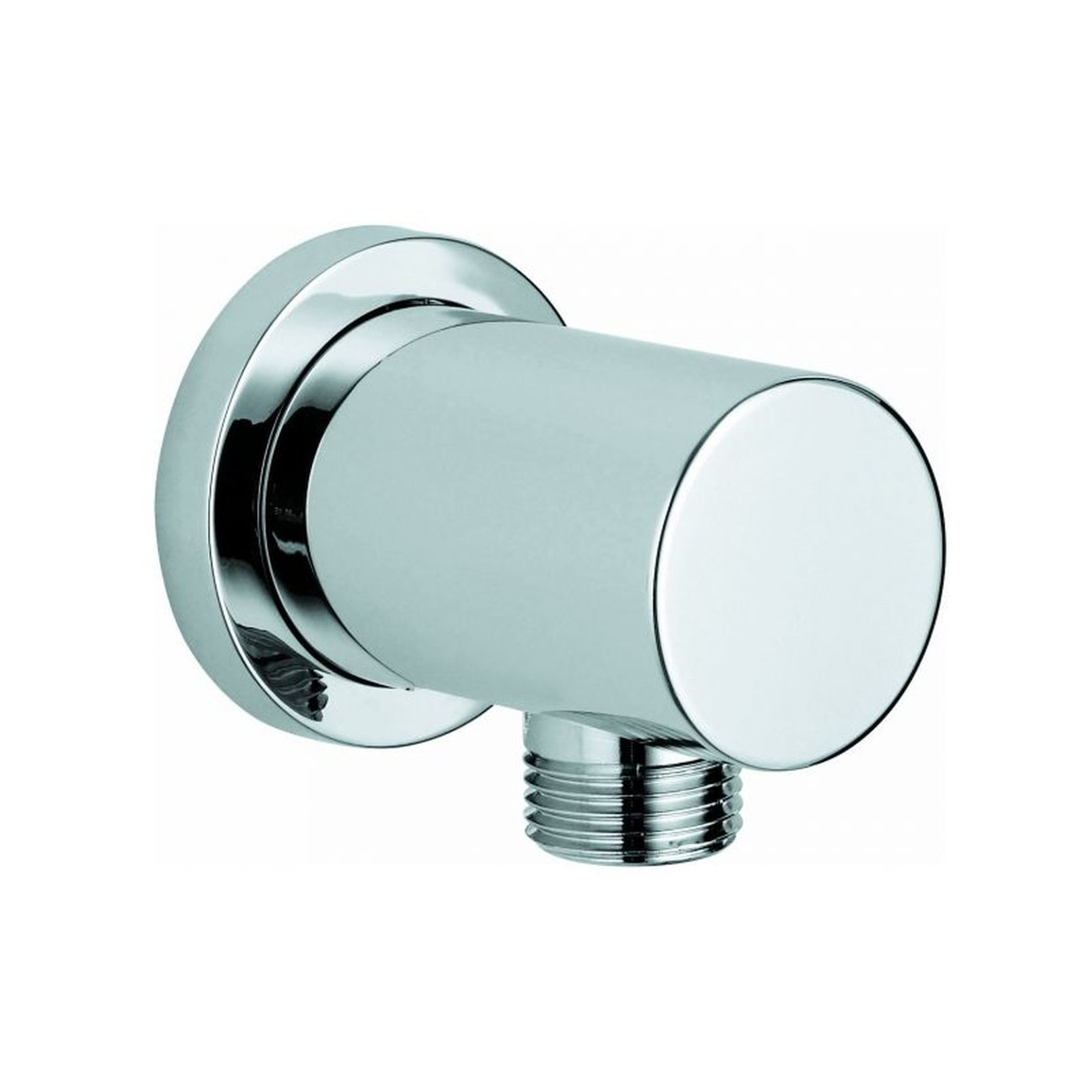Grohe Wandanschlussbogen Rainshower 27057 DN15 Außengewinde 1/2 Zoll Chrom Rund Rosette Hersteller-Artikelnummer 27057000