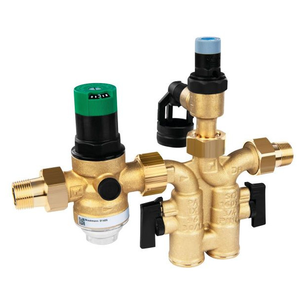 Honeywell Sicherheitsgruppe SG160SD-1/2AC Druckminderer Messing 1-2Zoll Kugelabsperrventil 4019837070861