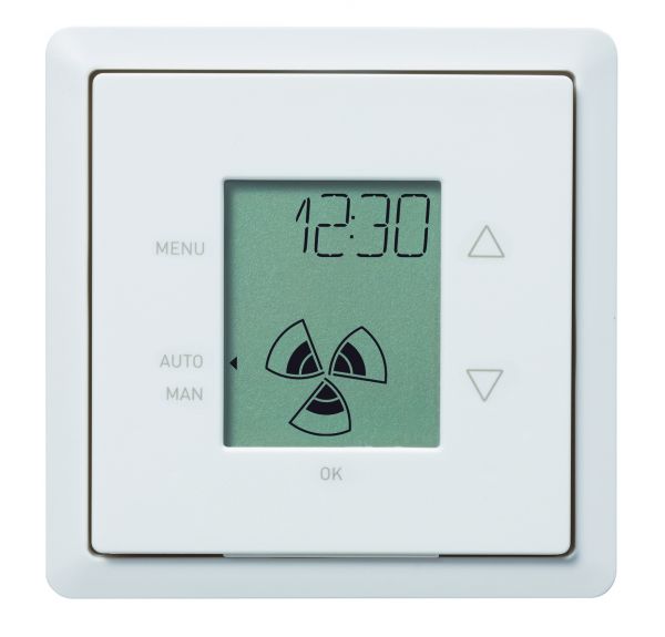 Zehnder Bedieneinheit ComfoSense 67 ComfoAir 160 180 200 225 350 550 Display 6 Tasten RAL9016 655010215