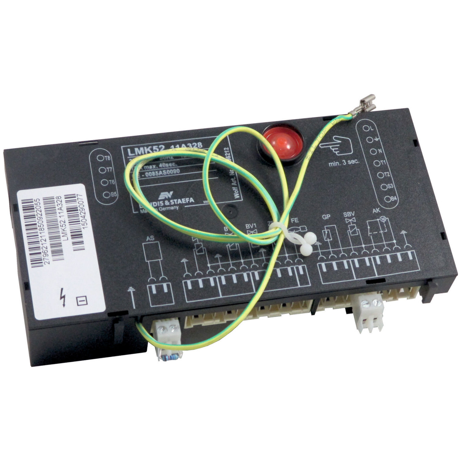 WOLF Gasfeuerungsautomat NG-31E LMK52.11A328 Ersatz für 8903151 2796212 279621299