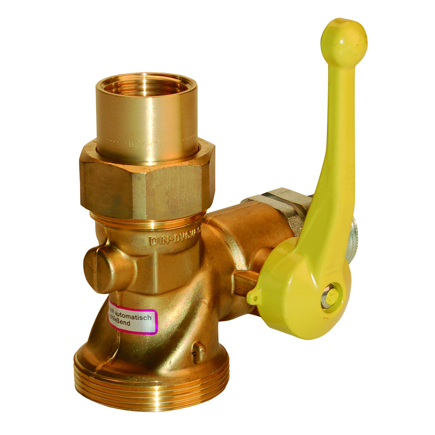 Aalberts Gas-Kugelhahn Seppelfrickeke 5520 DN25 Einrohrzähler DVGW Messing 0036960