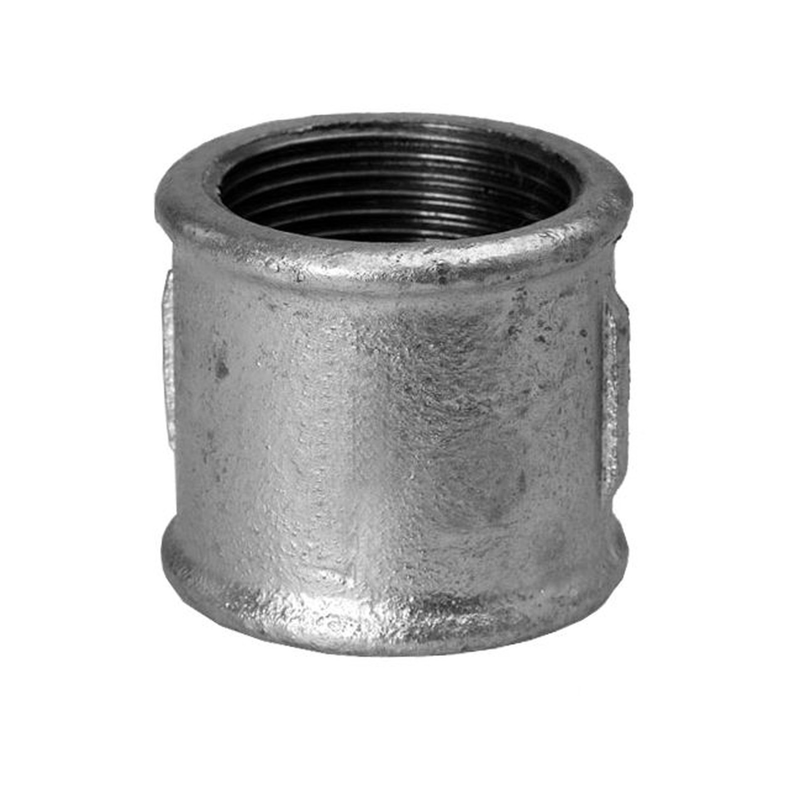 Hermann Schmidt Temperguss Muffe DN 25 1 Zoll Innengewinde verzinkt 13270025