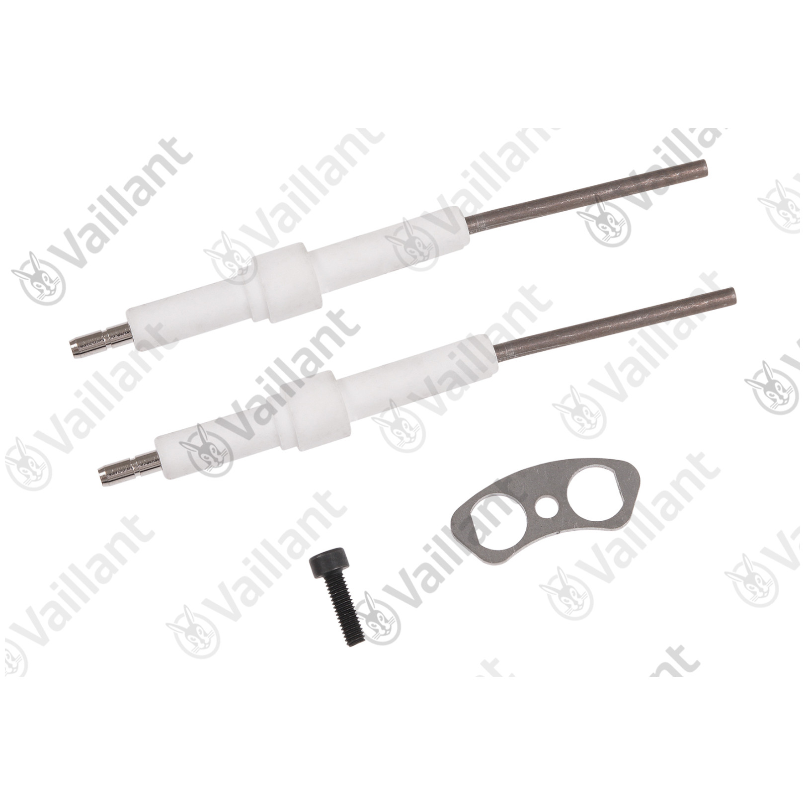 Vaillant Zündelektrode Satz 110 mm 9 mm Isolator 4 mm Anschluss 0020130799