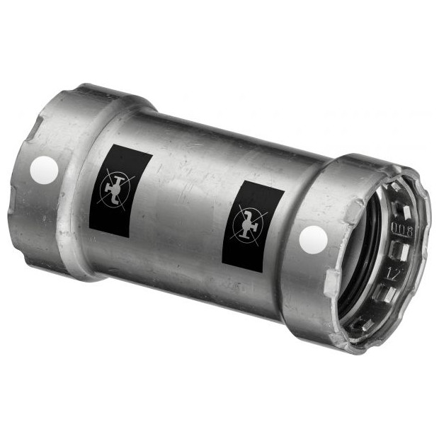 Viega Schiebemuffe Megapress S 4315.5 1-1-4-Zoll Stahl Zn-Ni SC-Contur FKM 769727