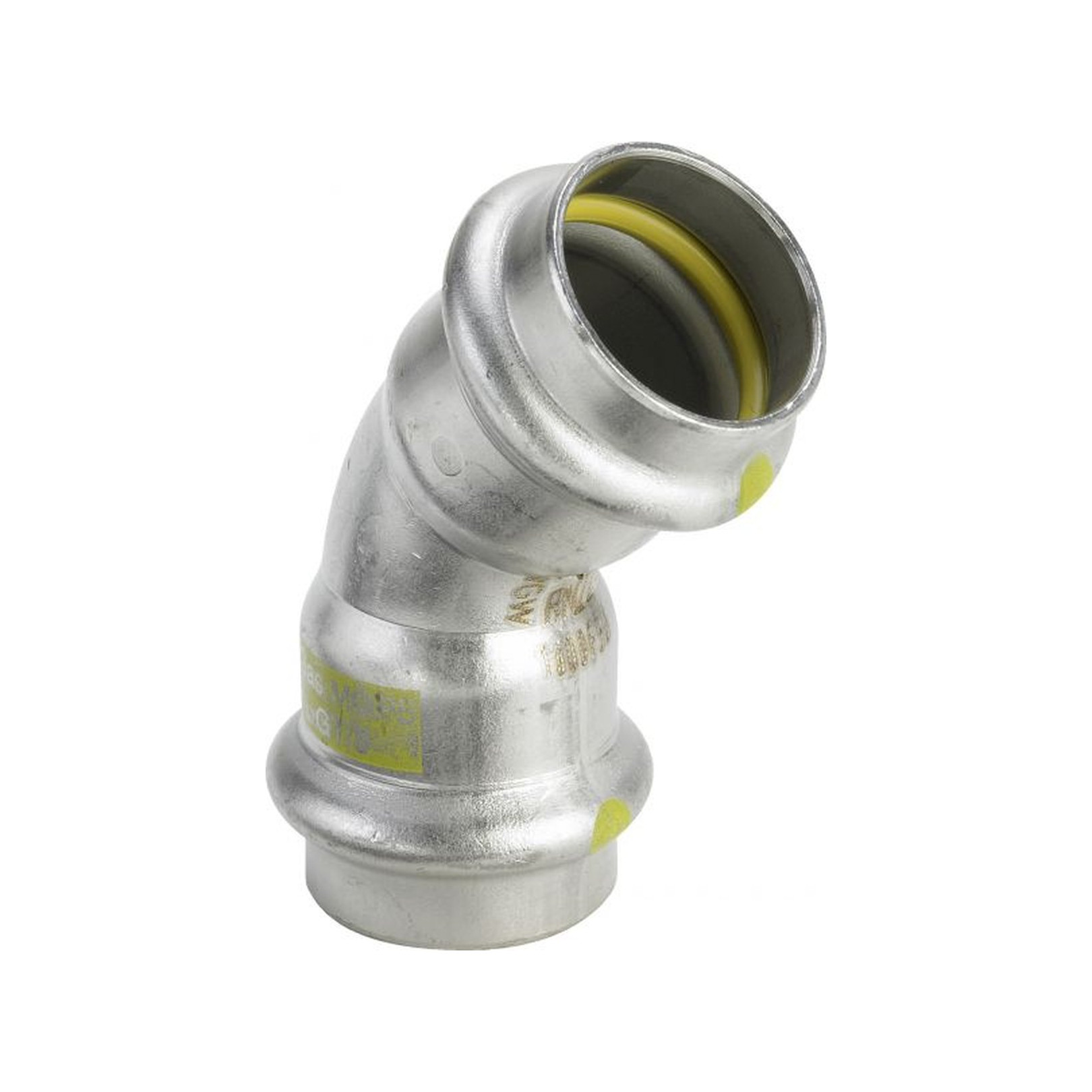 Viega Sanpress Inox G 0226 Bogen 45 Grad 22mm Edelstahl SC-Contur 486143