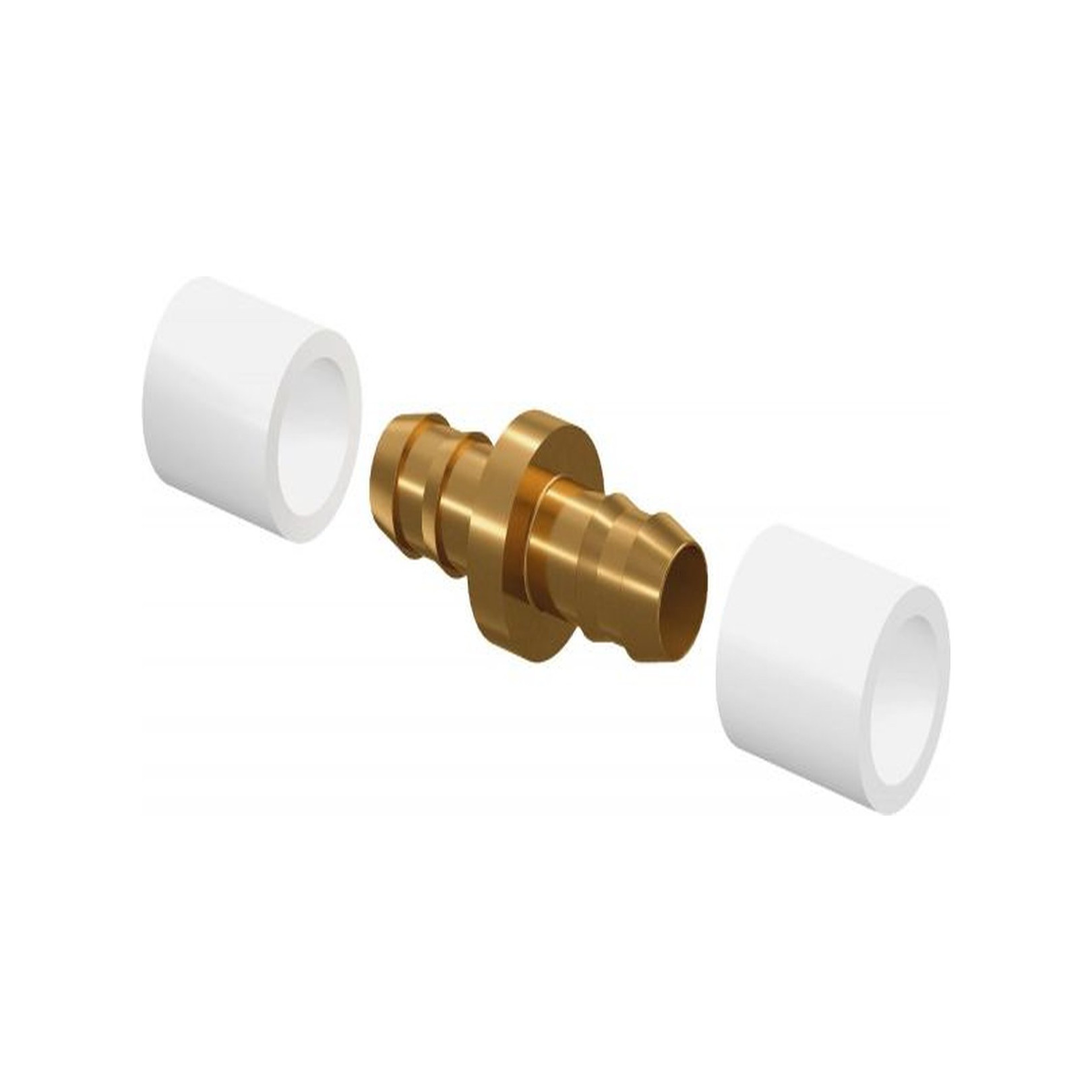 Uponor Minitec Kupplung 9,9x1,1 Messing QundE PE-Xa Ring 1005264