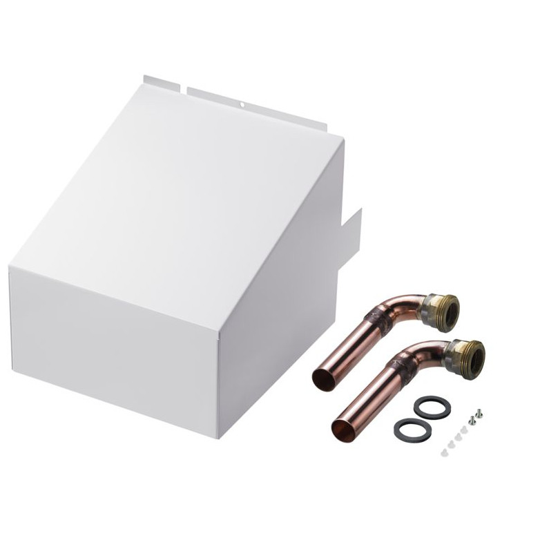 Stiebel Eltron Anschlussset AS-WP 2 G 1 1/4 DN 32 Abdeckhaube weiß 233623